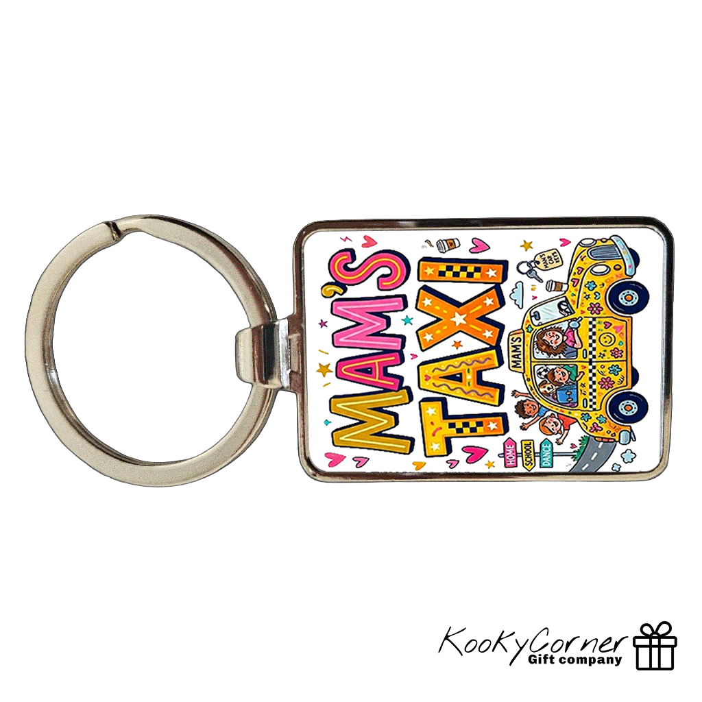 Mam's Taxi Keyring