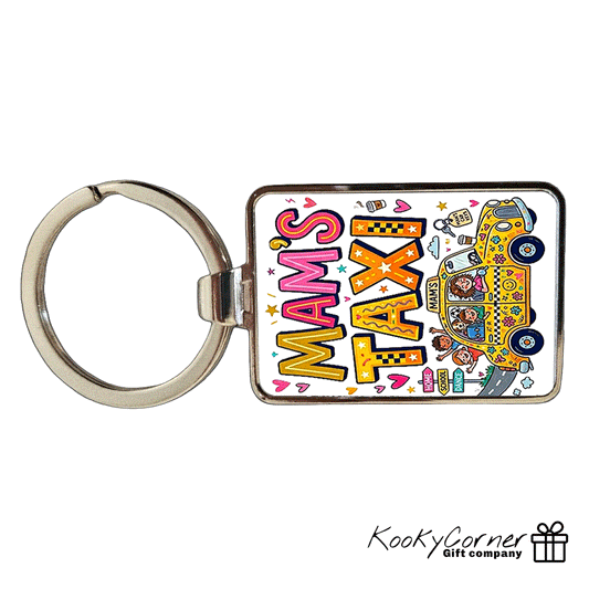 Mam's Taxi Keyring