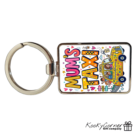 Mum's Taxi Keyring