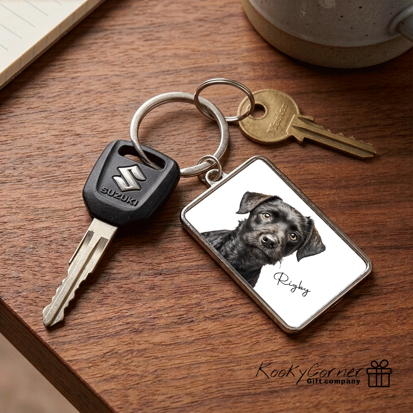 Patterdale Terrier Keyring