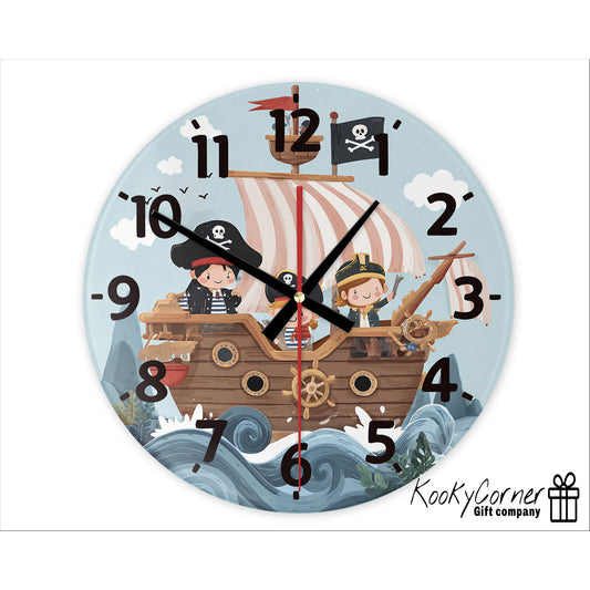 Pirate Wall Clock (20cm)