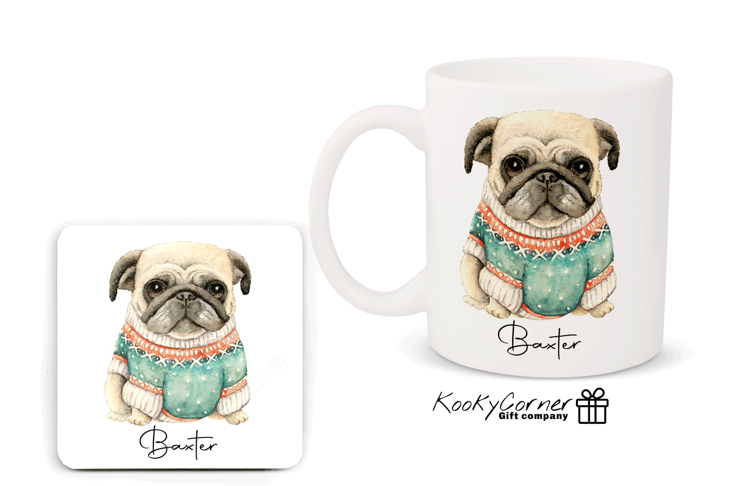 Pug In Sweater Mug