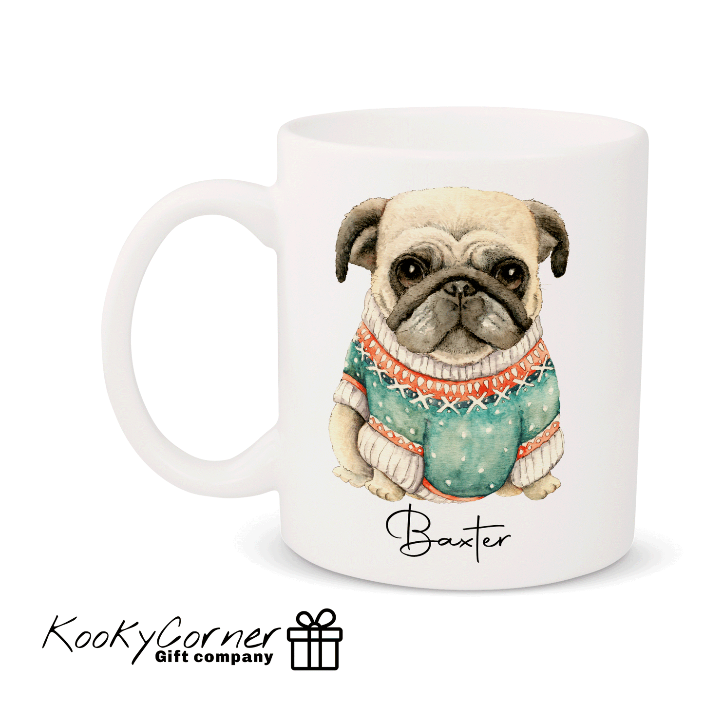Pug In Sweater Mug