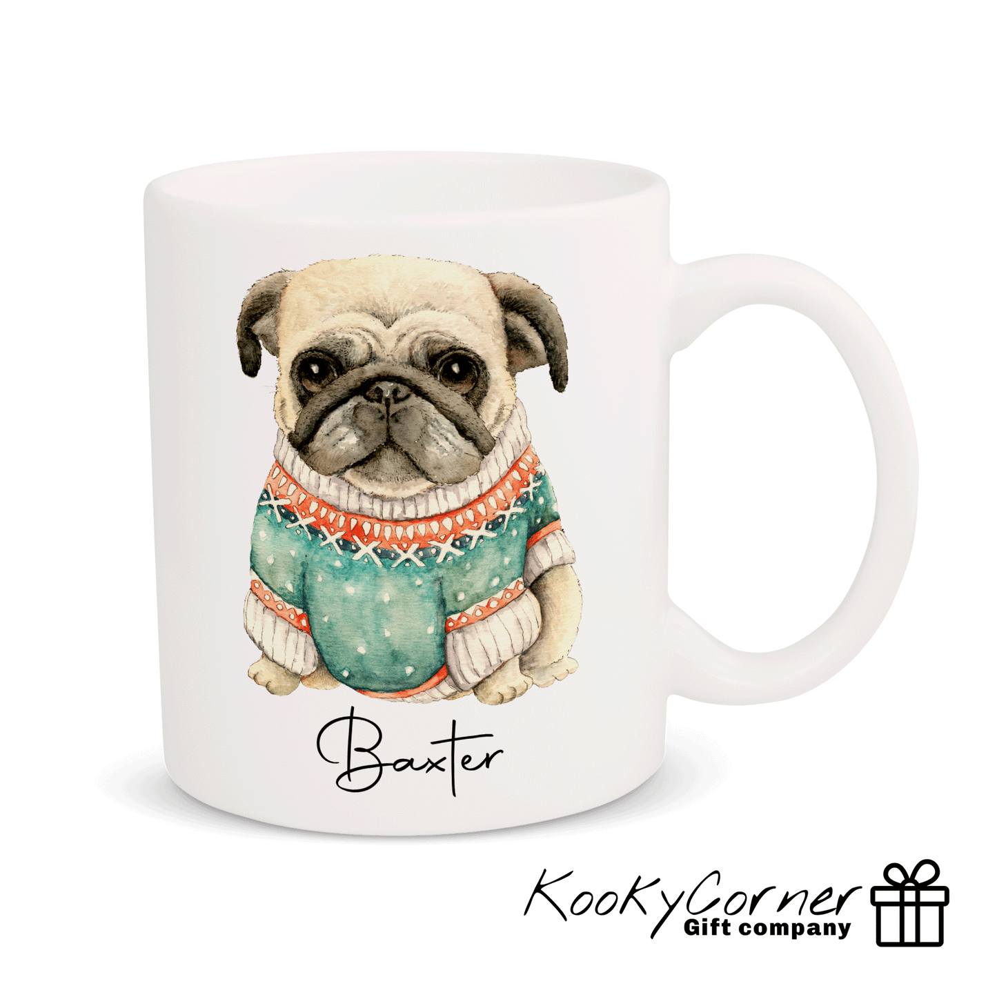 Pug In Sweater Mug