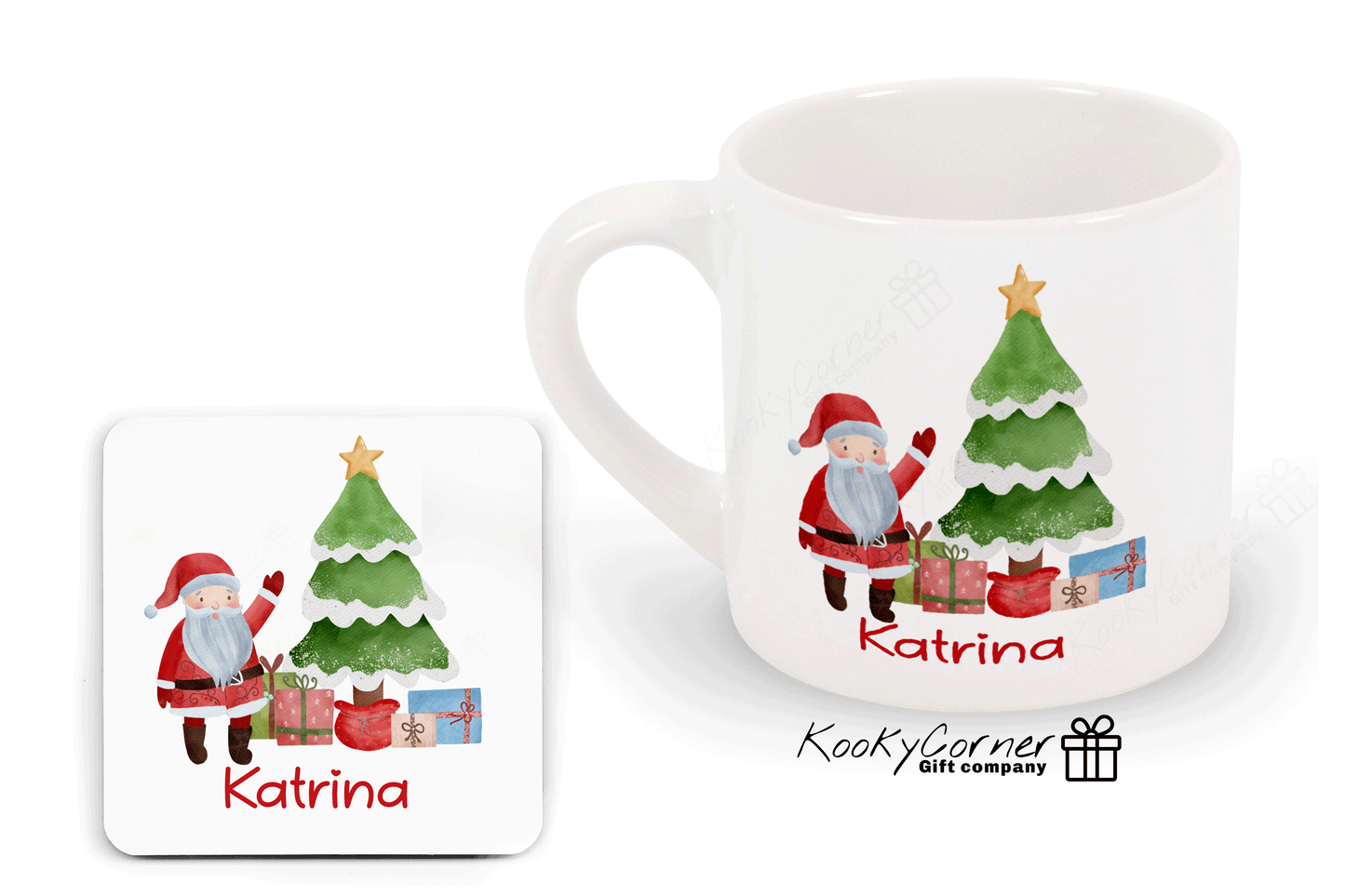 Santa and Tree Children's Mug