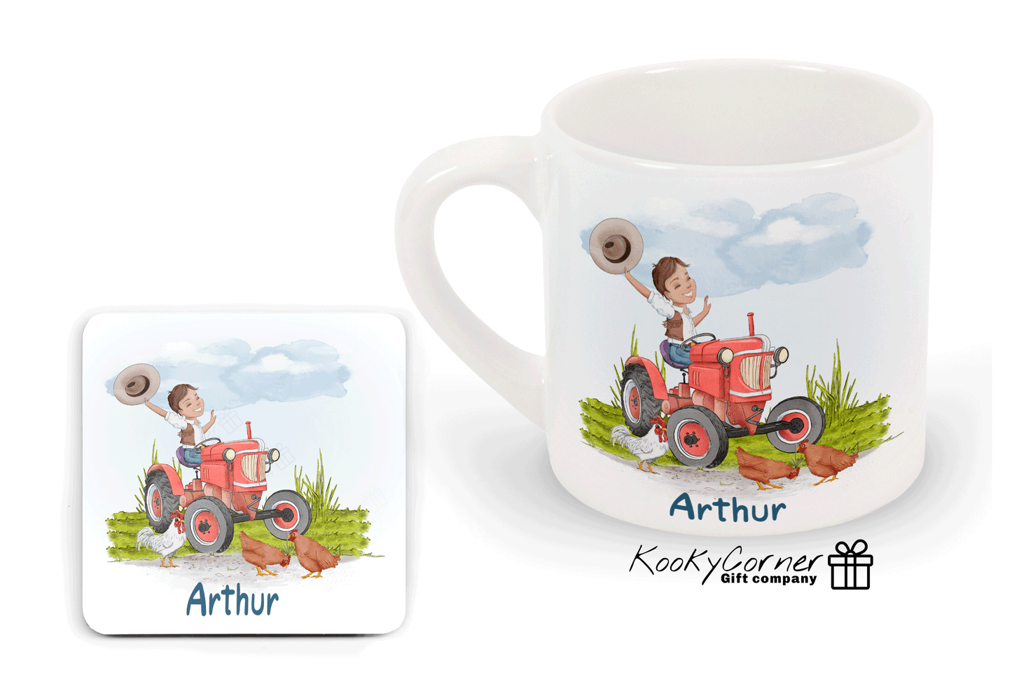Tractor Boy Children's Mug