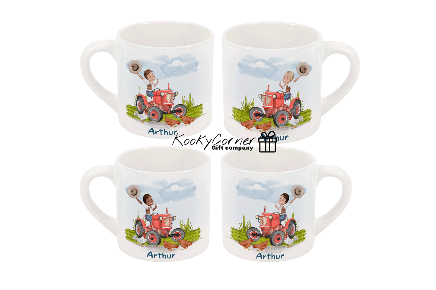 Tractor Boy Children's Mug
