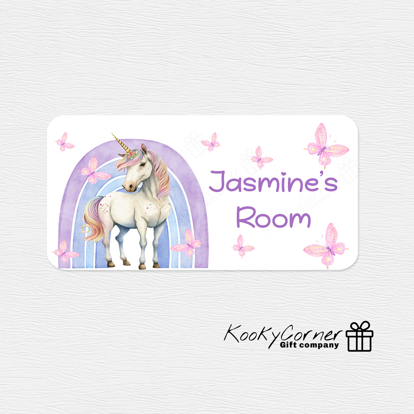 Unicorn Children's Door Plaque