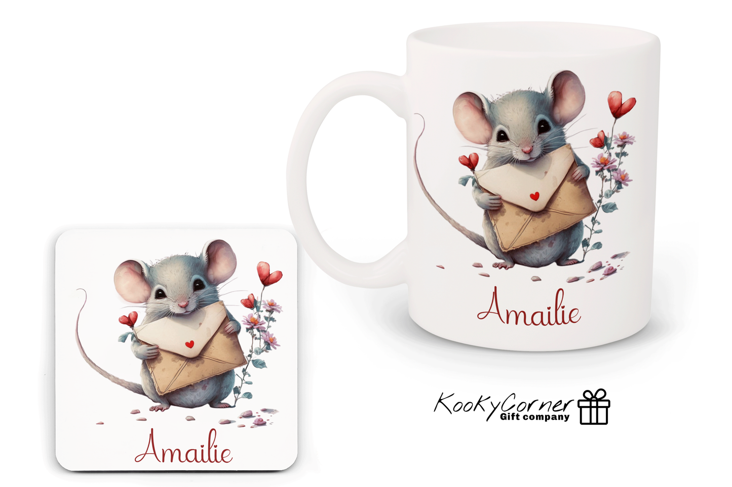 Valentine Mouse Mug