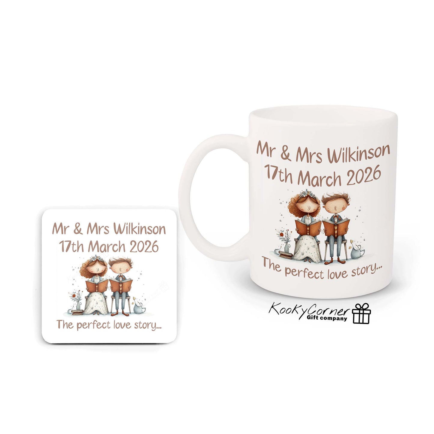 Wedding Love Story Mug
