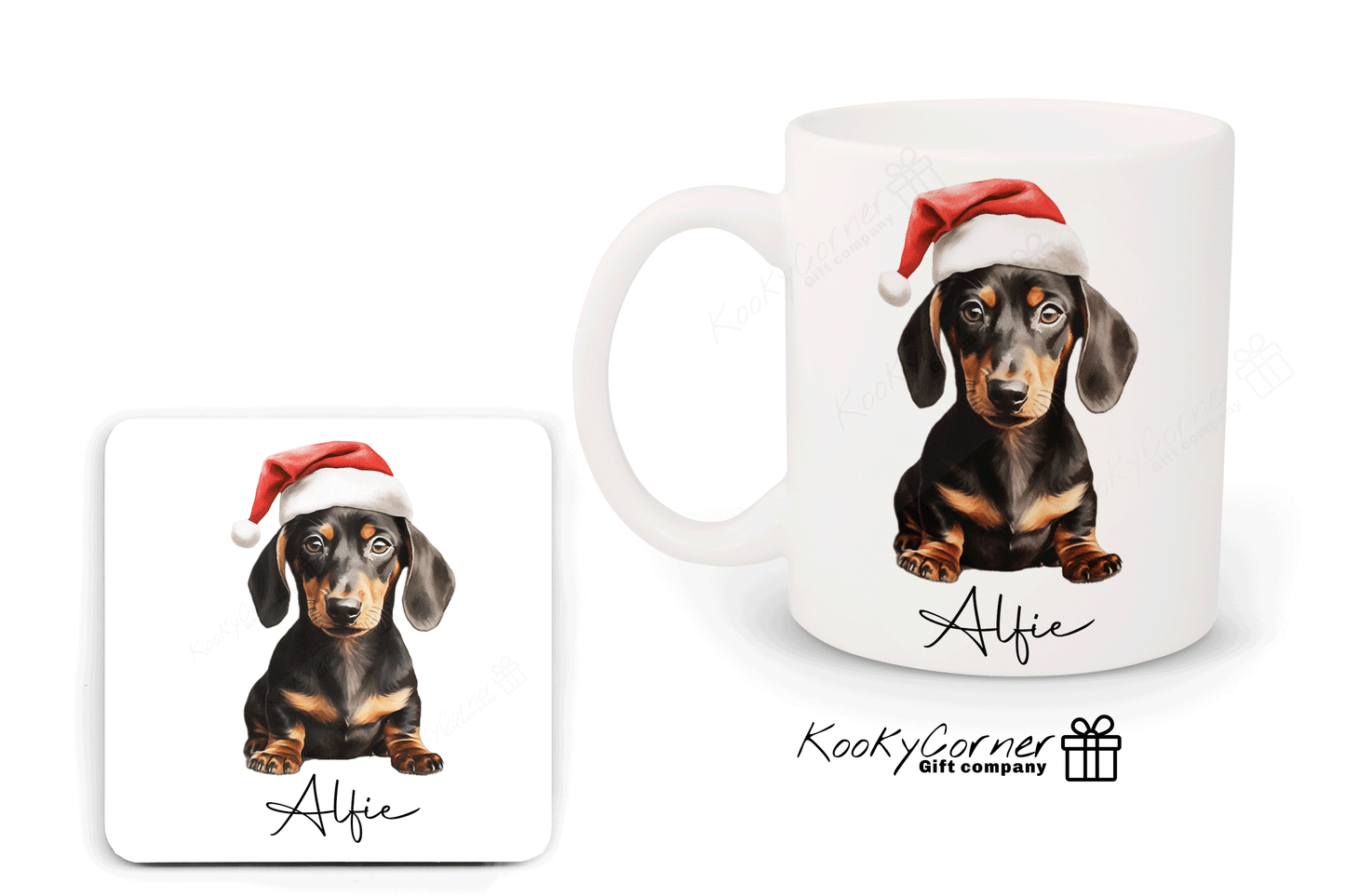 Christmas Dachshund Mug