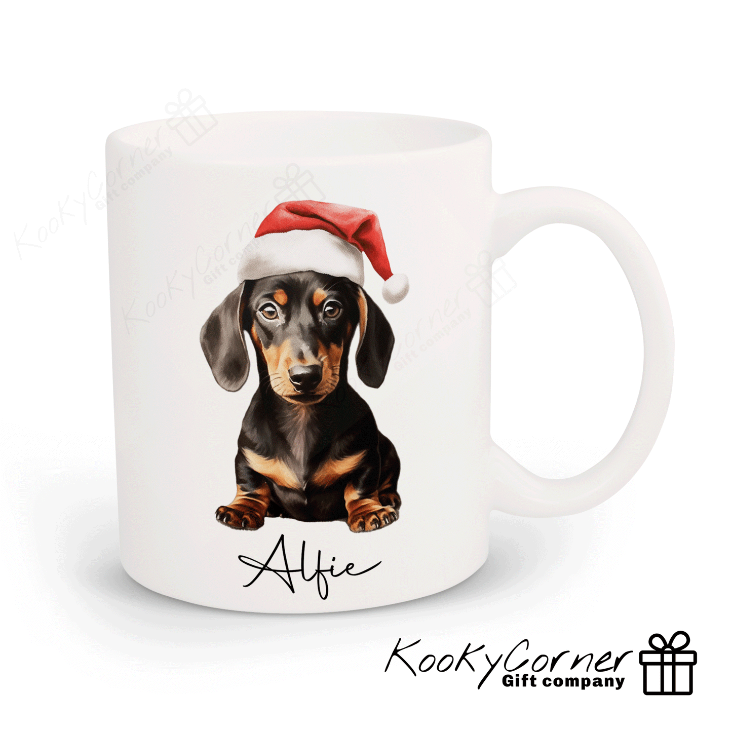 Christmas Dachshund Mug